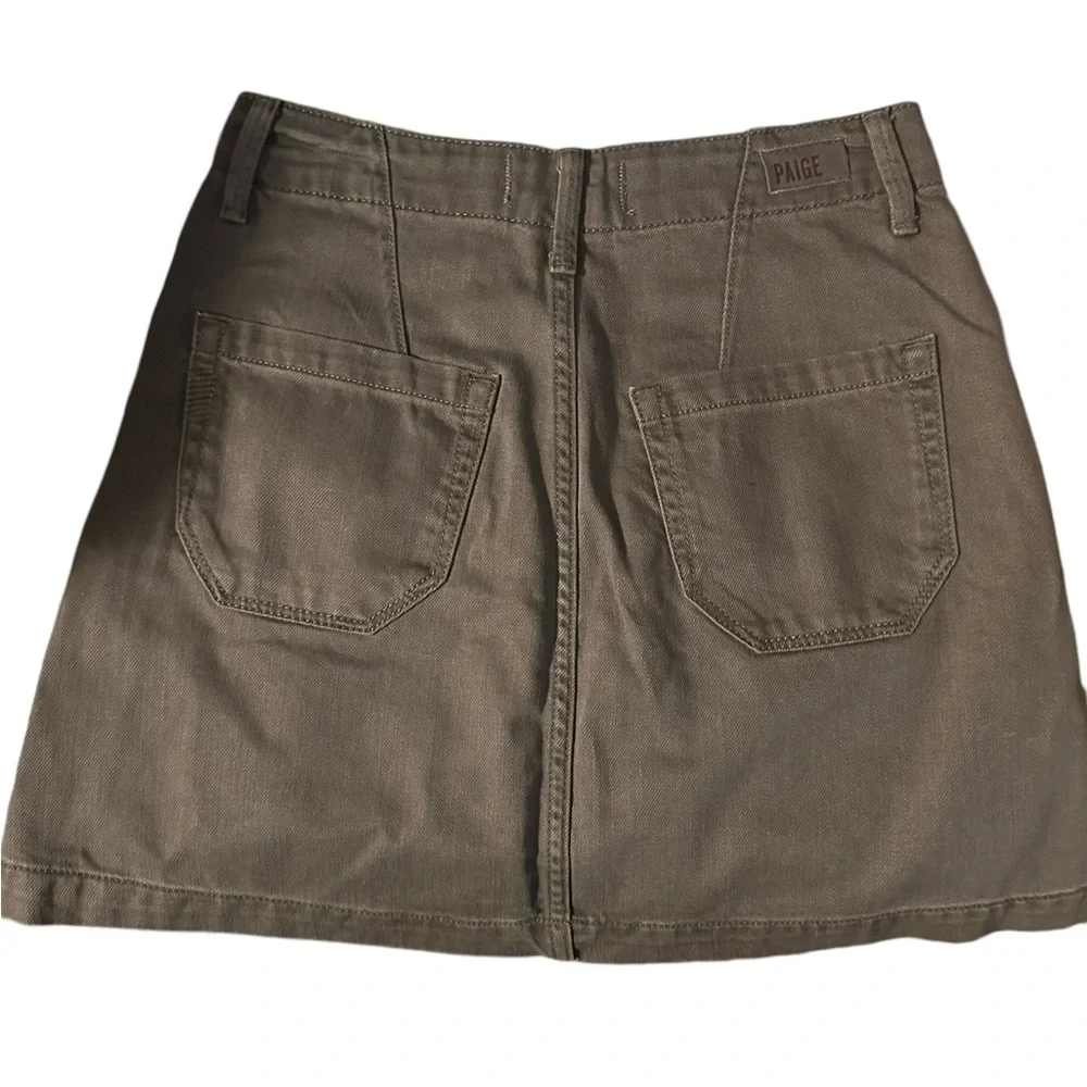 NWT Paige Mayslie Twill Skirt- Size 24 (XS)  MSRP $179 - Picture 4 of 14